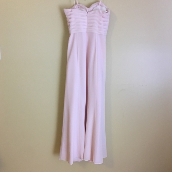 Petal Pink Sweetheart Bridesmaid Prom Dress - Picture 3 of 7